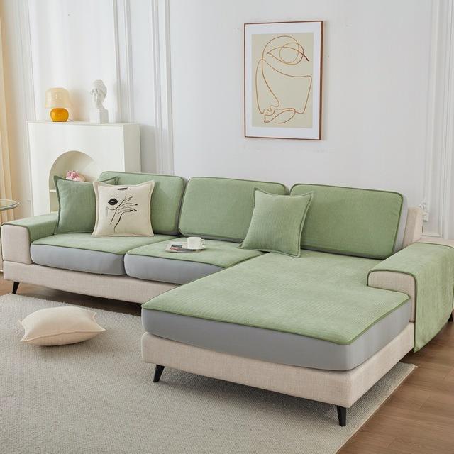 Husa de Sezut pentru Canapea Universală de Înaltă Calitate pentru Toate Sezoanele, Antiderapantă, Elastică, All-Inclusive, din Chenil, Husă de Pernă pentru Canapea pentru Living