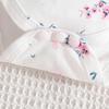 Floral Long Sleeve Bodysuit & Animal Corduroy Overalls Set for Baby Girls