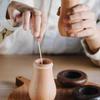 Wooden Toothpick Box Wooden Mushroom Toothpick Holder Box Farmhouse Rustic Toothpick Dispenser Home Office Restaurant Desktop