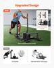 Weight Sled, Steel Power Sled, Fitness Strength Training Sleds for Athletic Exercise Speed Improvement, Workout Fitness Equipment with Handle,