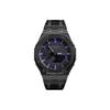 Casio Unisex Liquid Crystal,Analog Dual Display Series 48.5mm Black Watch GA-2100-1A1(Watch8--)