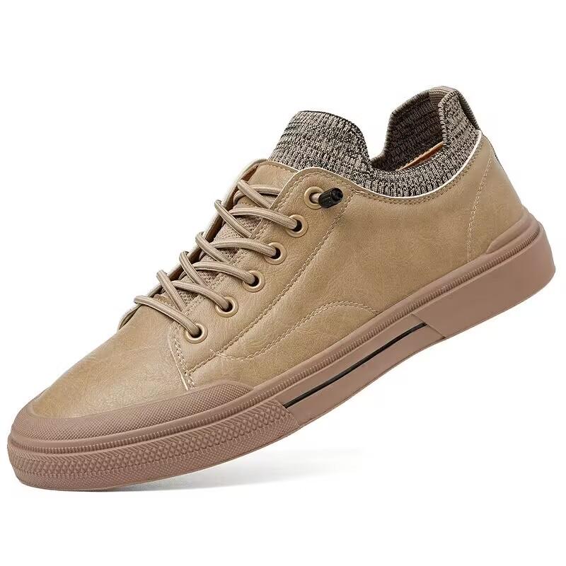 Men Causal Shoes Sneakers 2026 Spring Autumn New Designer Cow Leather Shoes for Men Fashion Lace Zapatos De Hombre Shoes Male