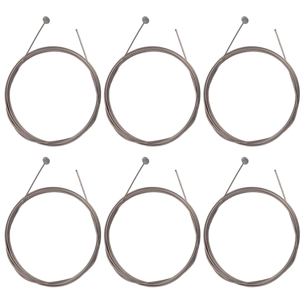 10 Stück Fahrrad Bremsleitung Set Edelstahl Bremskabel mit Endkappe Endhülse für Mountainbike