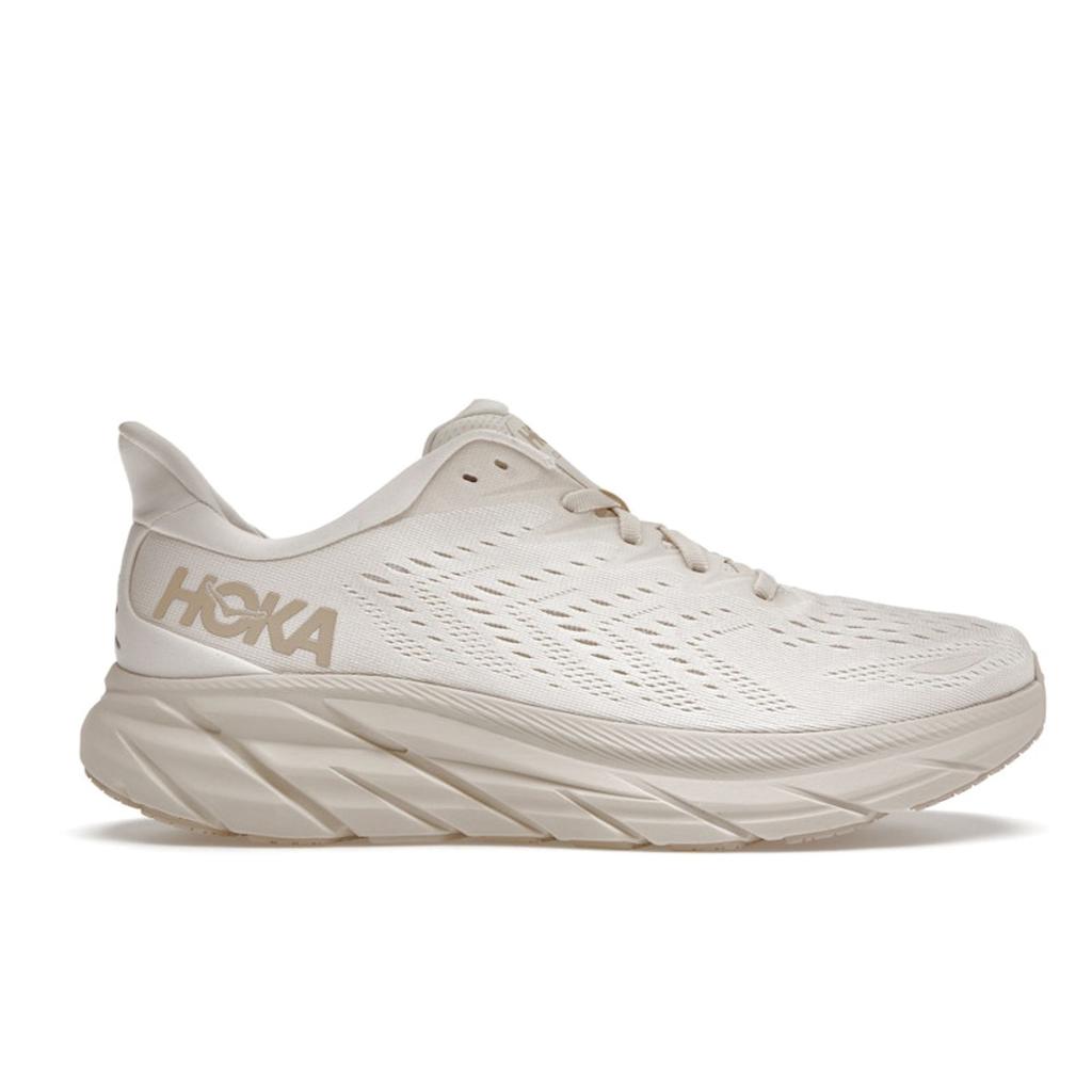 HOKA Clifton 8 Eggnog Shifting Sand Men Sneakers Cream 1119393-ESSN