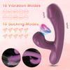 Kvinners G-punkt Vibrator Klitoris Sugekopp Kraftig Klitoris Vakuum Stimulator Silikon Vibrerende Kvinnelig Onani Sexleketøy Par