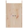 Outdoor Kitchen Cabinet MEPPEL Natural Douglas 106 x 55 x 92 cm