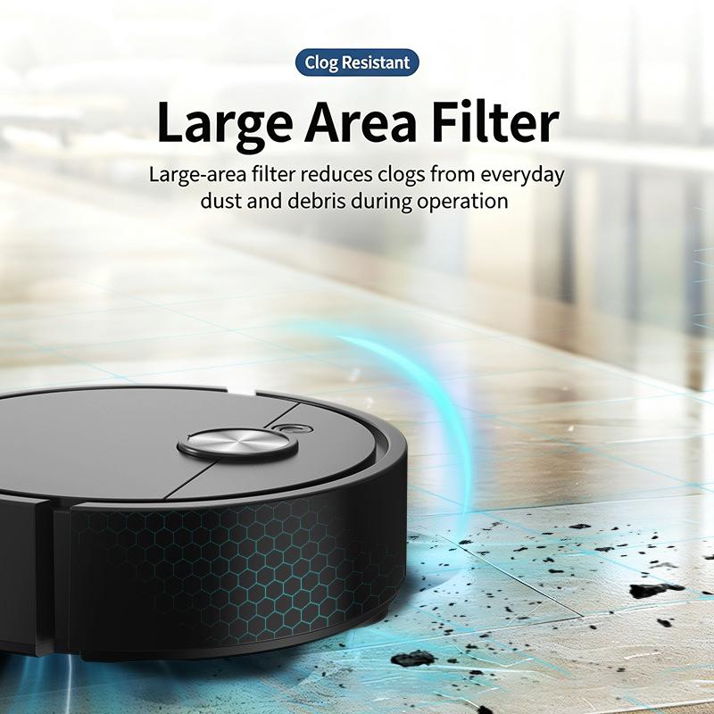 New Automatic Robot Vacuum Cleaner Smart Sweeping Dry Wet Cleaning Machine Charging Intelligent Vacuum Cleaner For Home