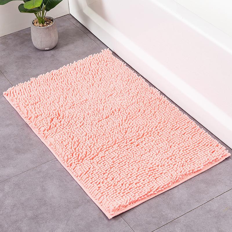Chenille Rug Bathroom Mat Dogs Doormats Absorbent Non Slip Bath Mats Shower