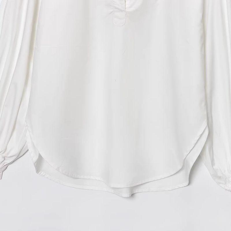 Araltay New Arrival Fashion Style Women's Clothing Fashion All-Match V Neck Puff Sleeve Shirt Tops 1268594002