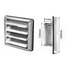 4/5/6inch Air Vent Duct Grill Stainless Steel Grille Duct Vent Cover Ventilation Exhaust Grille Cover Outer Wall Rainproof Cap