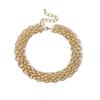 Metal Chunky Chain Choker Vintage Exaggerated Necklace Neck Jewelry Layered Collar Necklace  Gril