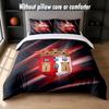 Braga FC Design Bed Bedding Set 1 Duvet Cover + 2 Pillowcases Soft Breathable Household Bed Linens