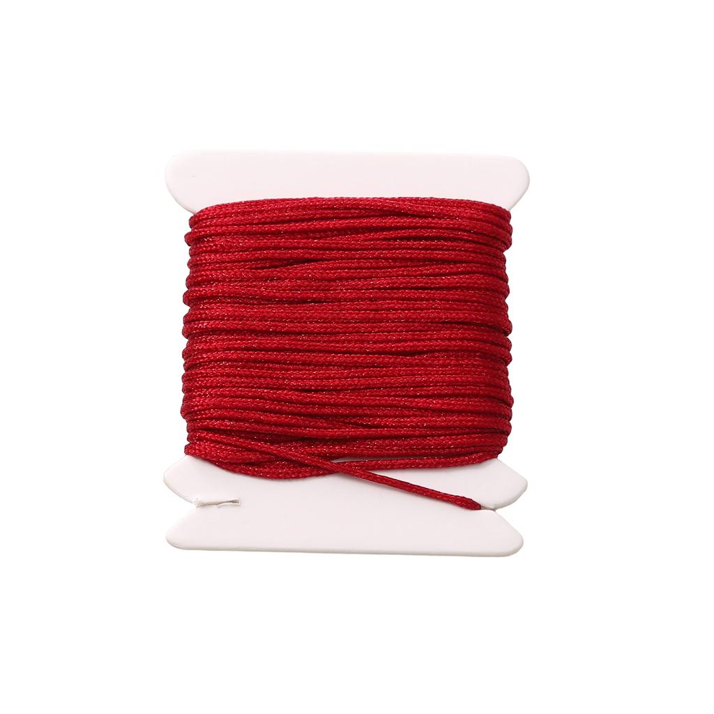 5-50m/lot 0.8mm Cotton Cord Nylon Cord Thread String DIY Beading Braided Bracelet Jewelry Making
