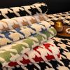 High-End Fluffy Houndstooth Patchwork Sofa Cushion - Non-Slip Seat Cover 2026