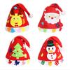 Kids' DIY Handmade Christmas Hat Kit - Cartoon Design
