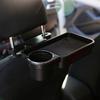 Car Back for seat Organizer Foldable Cup Holders Portable Rear for Seat Table Tr