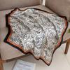 Womens Silk Scarf 65x65cm Floral Print Shawl Fashion Neckwear Office Daily Wear