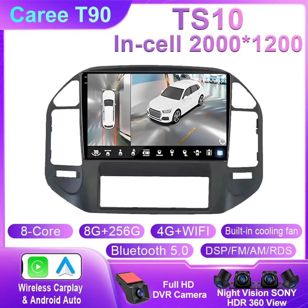 Android Head Unit For Mitsubishi Pajero 3 V70 V60 1999-2006 Car Auto Radio Carplay Multimedia GPS Navigation WIFI+4G No 2din DVD