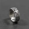 Adjustable Open Ring With Celtic Knot Design Handmade Plated Unisex Vintage Style Jewelry