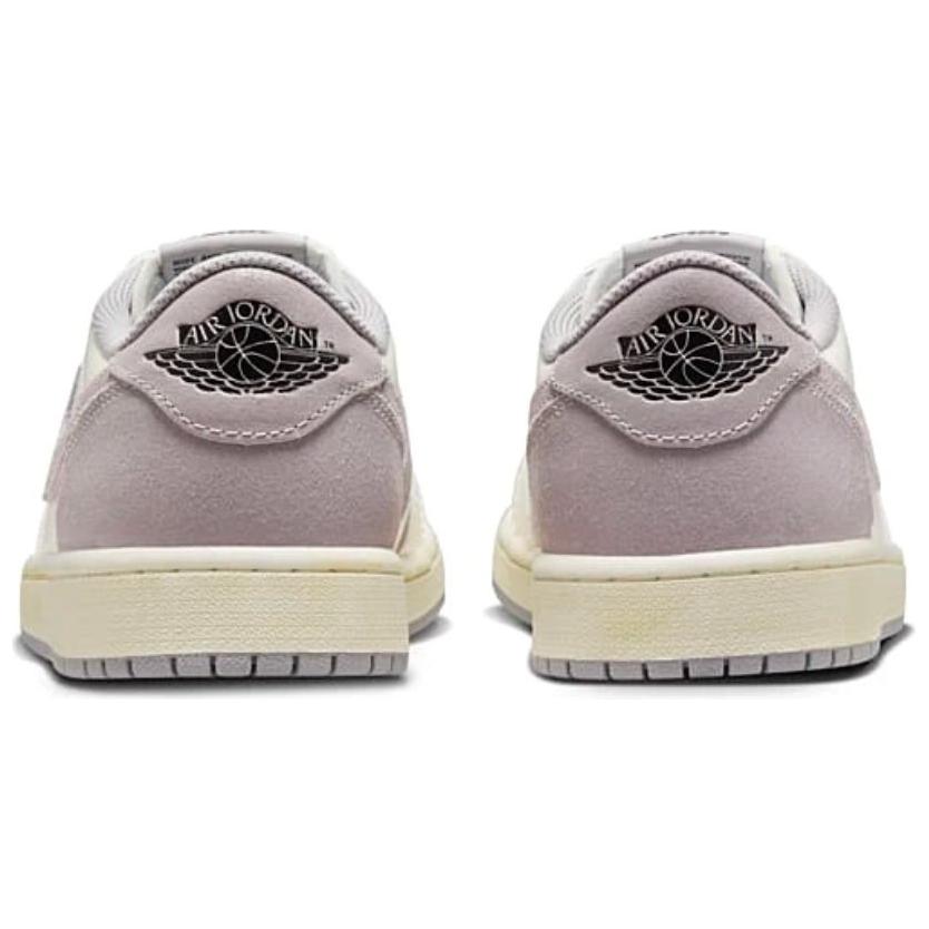 Air Jordan 1 Retro Low OG Atmosphere Grey Unisex Sneakers Cream Sail Black CZ0790-101
