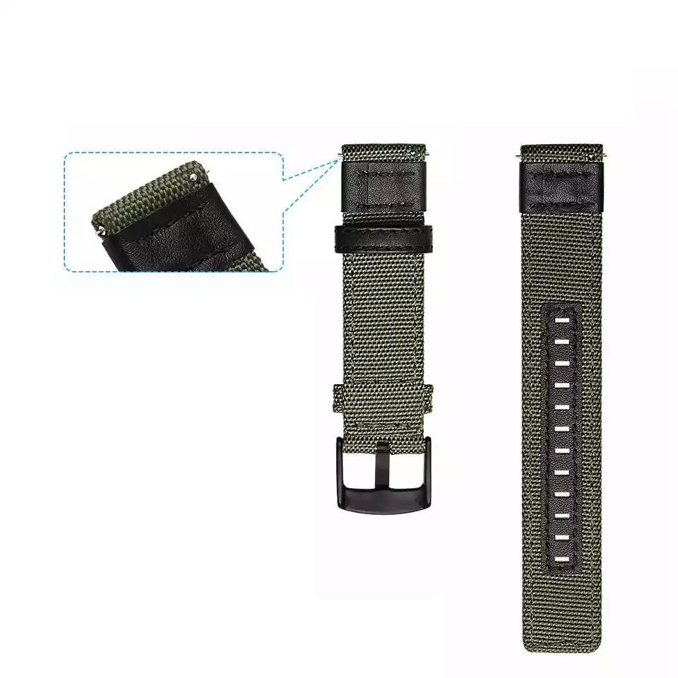 Armband für Garmin für Venu 2 Plus Smart Watch Band 18 20 22 mm Nylon Lederriemen Damen Armband Venu 2 2S SQ Handgelenkriemen Correa Gürtel