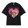 Die Heilige Dreifaltigkeit Britney Spears und Lindsay Lohan T-Shirt Unisex Damenbekleidung Mode T-Shirts Harajuku Retro 100% Baumwolle T-Shirt