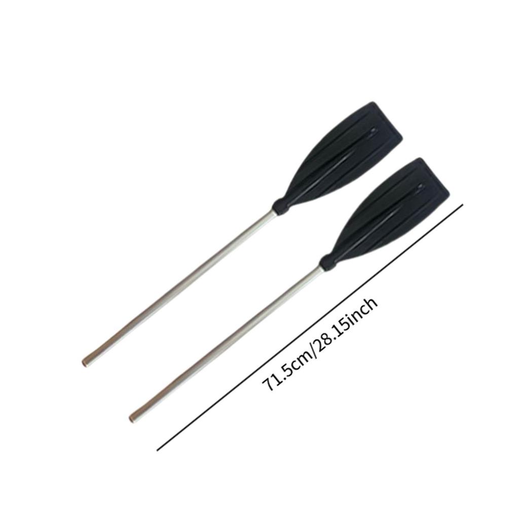 2 Aluminum Alloy Floating Boat Canoe Paddles for Outdoor Activities.
