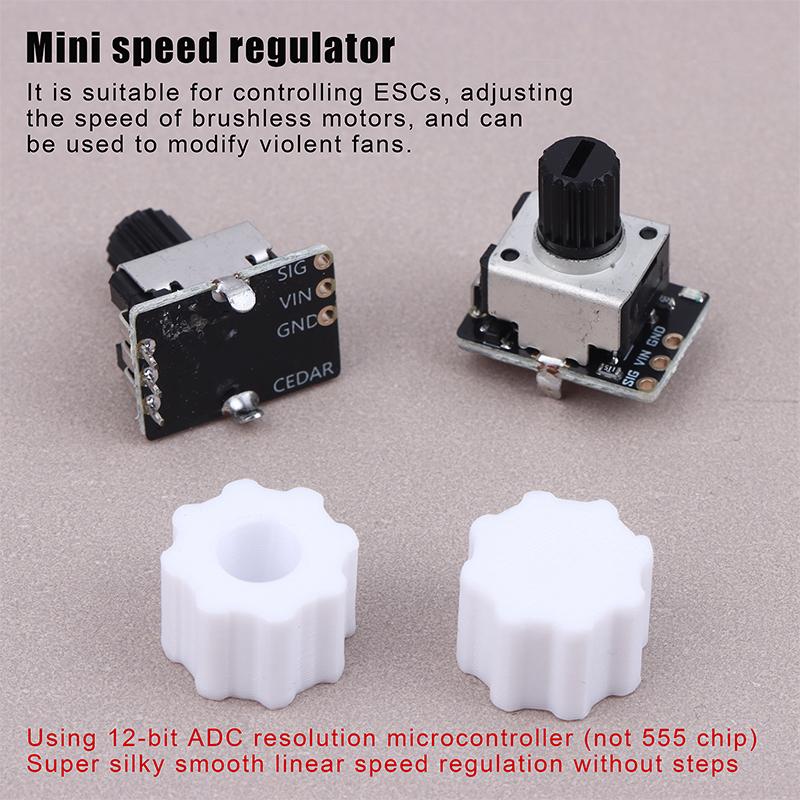 1/3Pcs DC 2.6-26V PWM Motor Speed Controller ESC Tester Brushless Motor Governor DIY Fan Simple Aeromodel Motor Driver&
