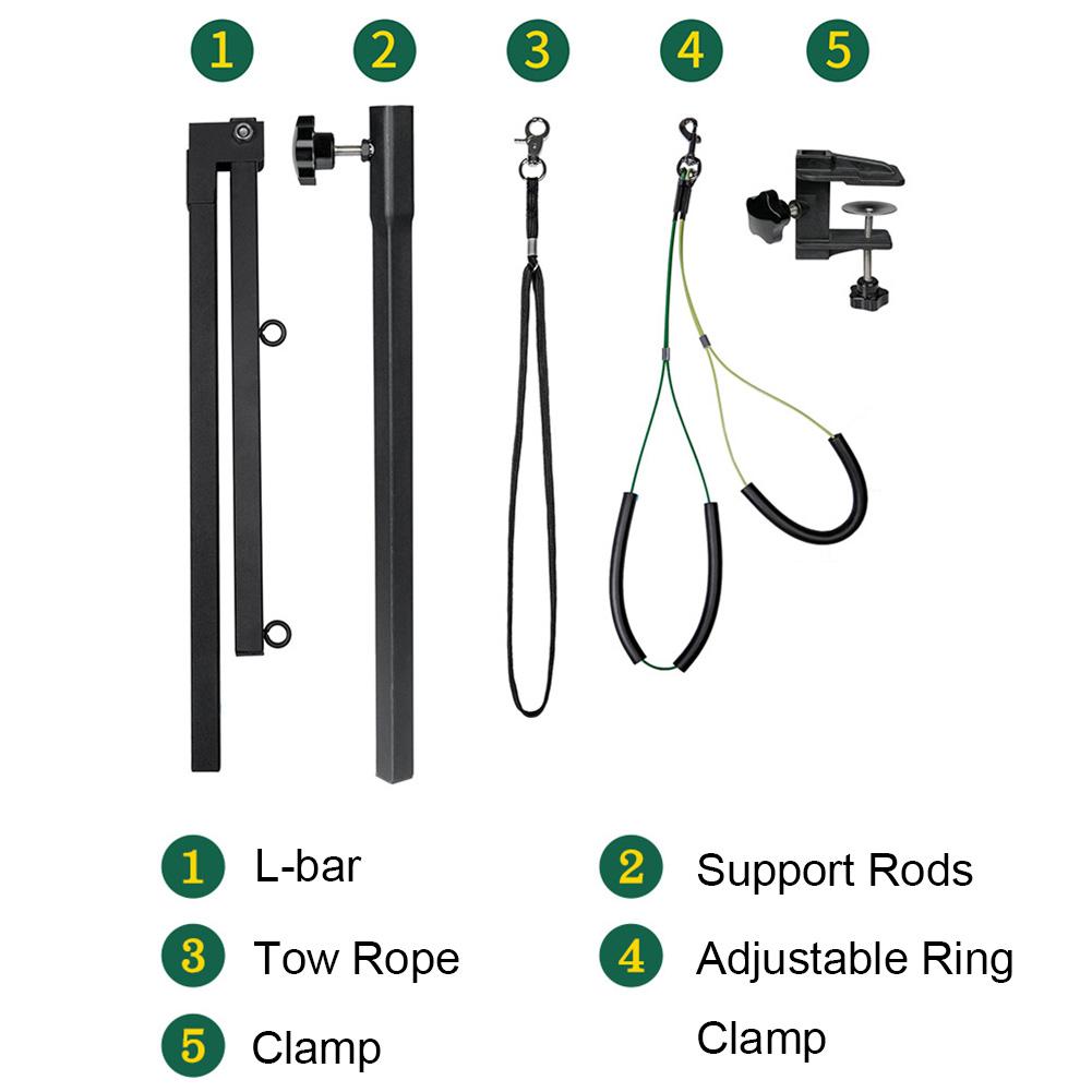 Dog Grooming Table Arm Iron Pet Grooming Stand with Clamp Height Adjustable Fixed Dog Beauty Stand for Pet Nail Clipping Haircut