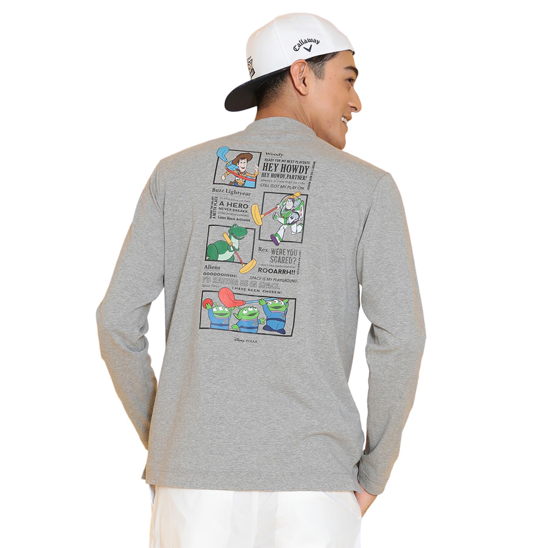 

Футболка с длинным рукавом и воротником-стойкой STORY Golf Нижнее белье C24233131 [Callaway] Мужская [Коллаборация TOY] (Протяжение) / / 1021_Серый