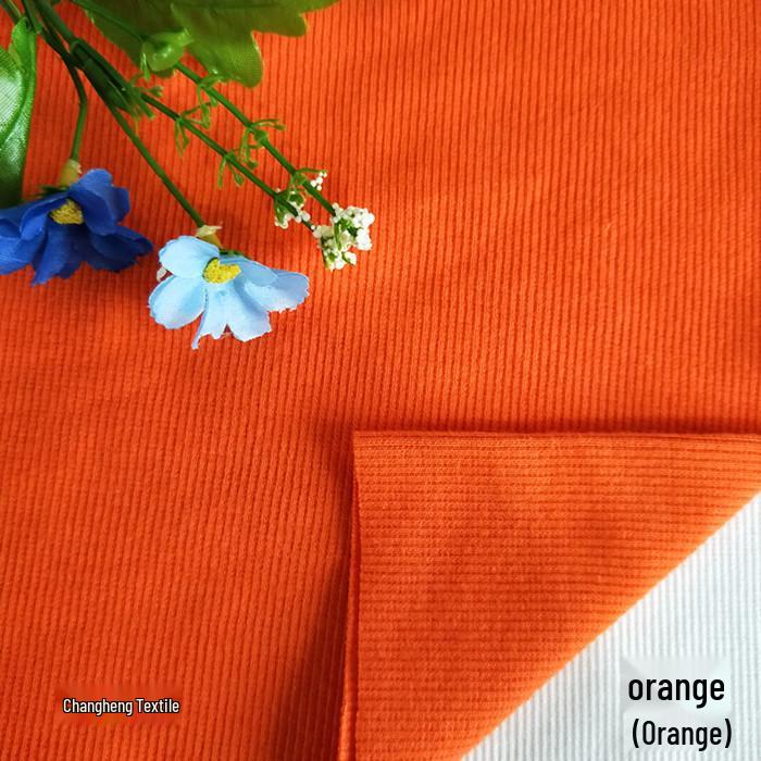 All-Cotton Knitted 2x2 Rib Fabric for Sweatshirt Neckline, Cuffs, and Hem