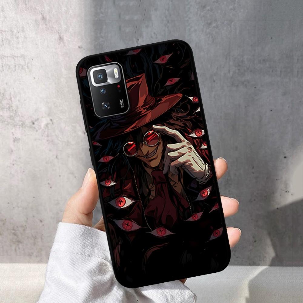 Alucard Hellsing Anime Phone Case For Redmi Note 4 X 5 A 6 7 8 T 9 9S 10 11 11S 11Epro Poco M3 Pro