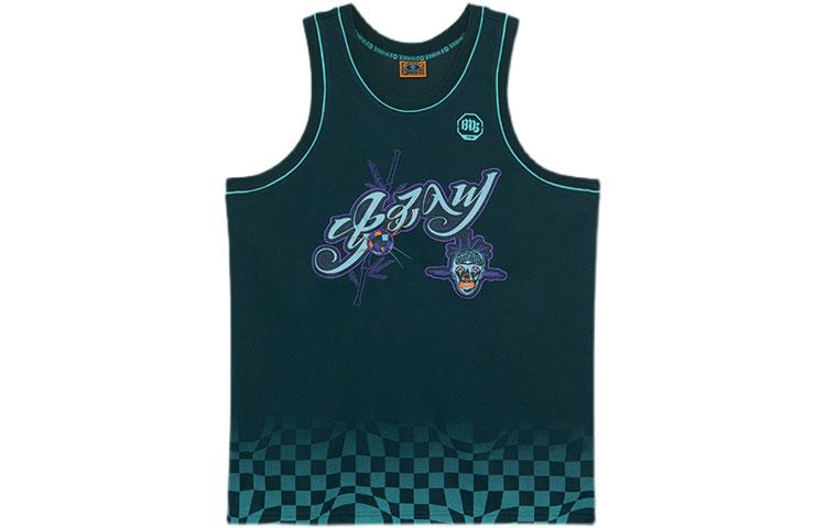 Li Ning Badfive Basketball Jersey Men s Pine Jasper Green AAYRA45-2 XL