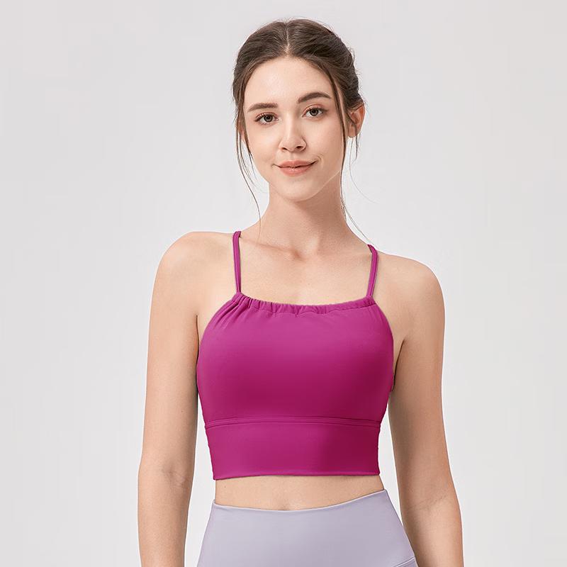 Спортивный бюстгальтер-топ на бретельках Yudong и топ-майка для йоги XL