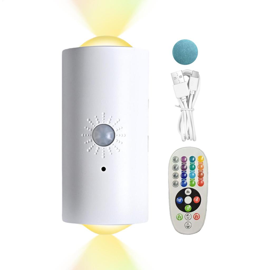Motion Sensor Night Light Motion Activated & Remote Control Magnetic Wall RGB Night Light Automatic On Off For Living Room