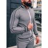 Men's Suit Casual Men's Clothing European and American Fashion Brand Large Size Sportswear Two-piece Set
