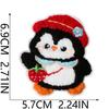 Cute Cute Penguin Plush Cloth Sticker Seam-Free Ironing Clothing Luggage Personalized Dress Repair Patch Cloth Art Sticker