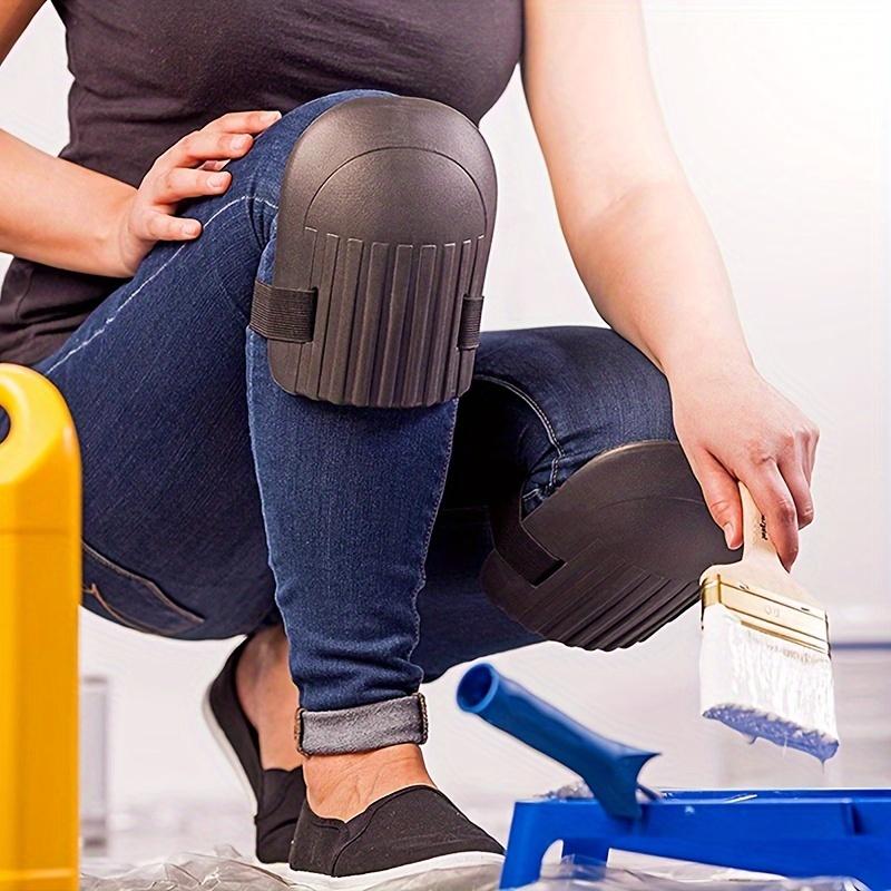1 Pair Waterproof Industrial Knee Pads - Durable & Soft Built-in Protection, Sturdy for Automotive Repair, Construction, Factory Work for Workers