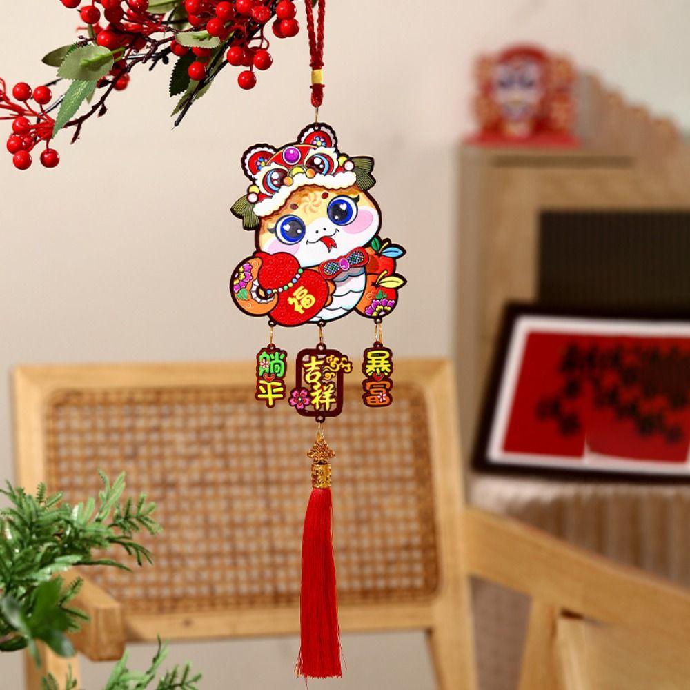 Traditional Spring Festival Door Decoration Paper New Year Hanging Ornaments  Wedding