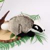 "badger Plush, Badger Simulation Animal, Jeff Doll, Wang Anshi Badger, Furry Doll, Home Decoration"