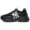 Big Ball Chunky Mesh , Synthetic Leather Cushioning Slip Resistant Abrasion Resistant Breathable Low Top (Unisex) Chunky Sneakers 3ASHCE12N 50BKS