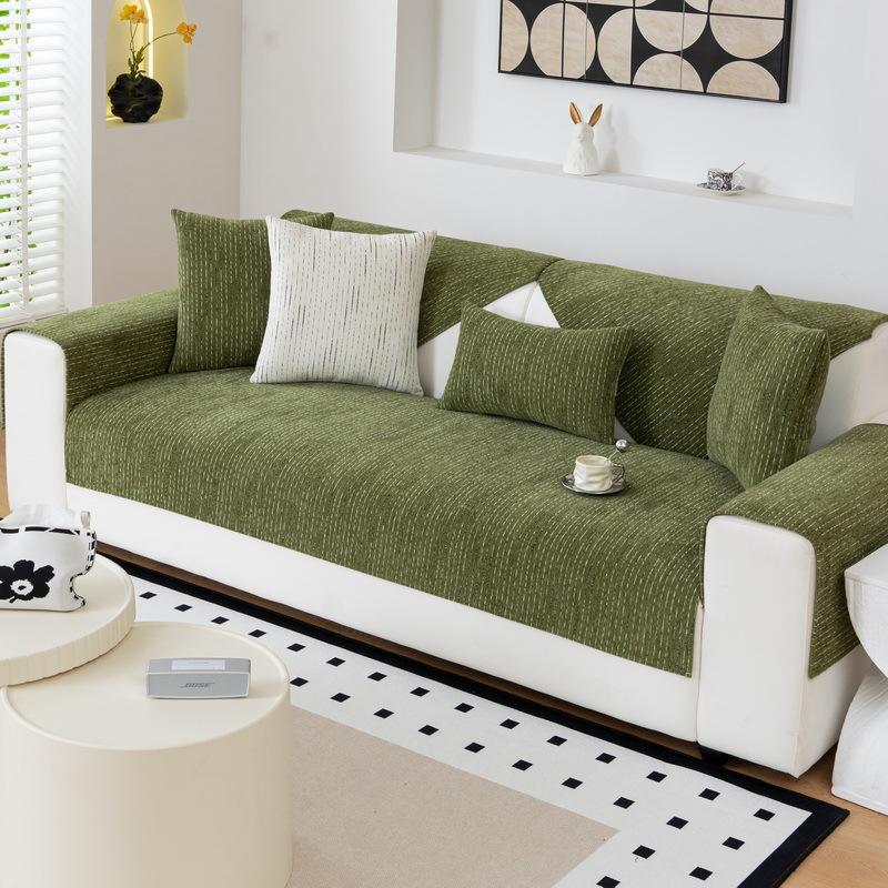 

Подушка для дивана в стиле французского ретро на все времена года, новая подушка из шенилла, кожаный чехол для дивана, чехол из ткани 70*70cm