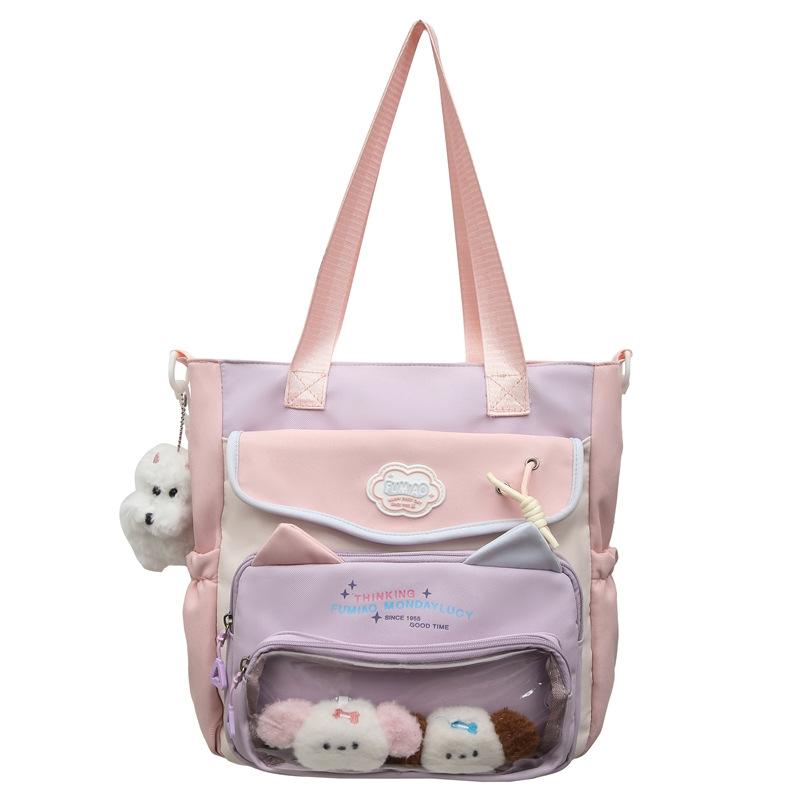 Schoolbagins cute backpack female small fresh middle and high school student schoolbag large capacity two-dimensional girl bar pain bag