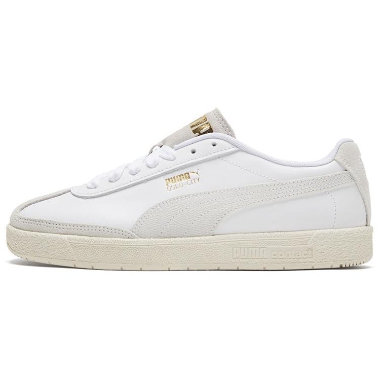 (WMNS) PUMA Oslo-City Woven Beige/White Women s 374549-01 EU 35.5