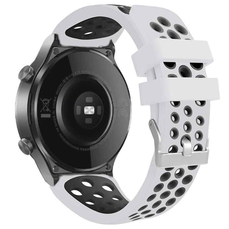 Correa Original para Samsung Gear S3 Frontier/Classic Galaxy watch 3 45mm 22mm Correa de Silicona para Samsung Galaxy Watch 46mm