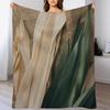 Corn Husk and Hessian Fabric No5 Throw Blanket Luxurious Soft Fuzzy Blanket for Sofa Bed