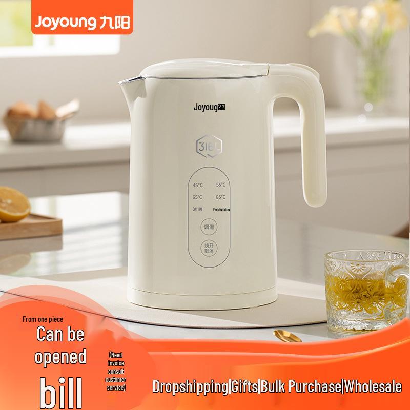 

Joyoung 1.5L Electric Kettle with 316L Inner Liner & Multi-Stage Temperature Control (K15ED-W521) 1.5L