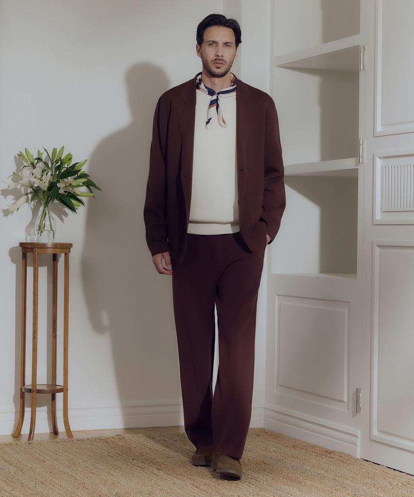 THEKNITCOMPANY (M) Fine Wool Track Pants 2 Colors