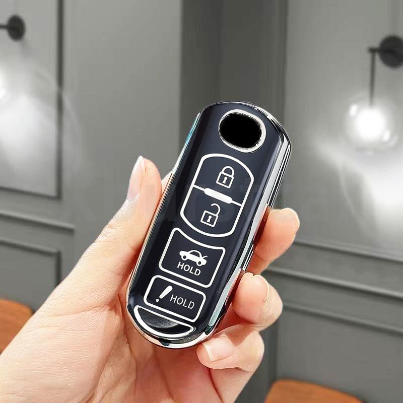 2/3/4 Buttons Auto Key Fob Cover Housing Remote Fit For Mazda Atenza Axela Cx-5 Cx5 Cx-3 Cx7 Cx-9 3 4 Cx30 2 3 6 Demio Keyless Case Protector