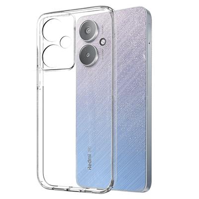 NORTHJO For Xiaomi Redmi 13C 5G Case Anti-scratch TPU Phone Shell with Tempered Glass Film